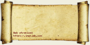 Adam Rnić vizit kartica